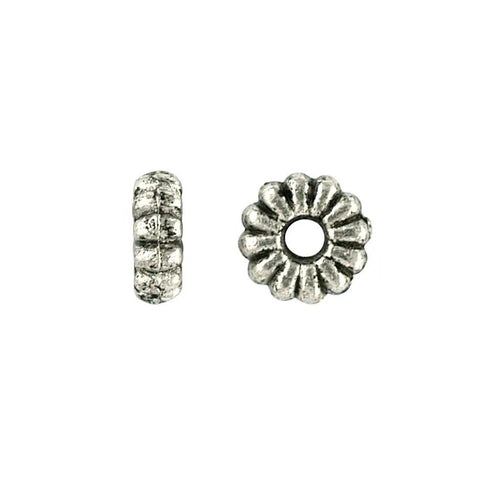 6mm Metal Alloy Flower Shape Spacers